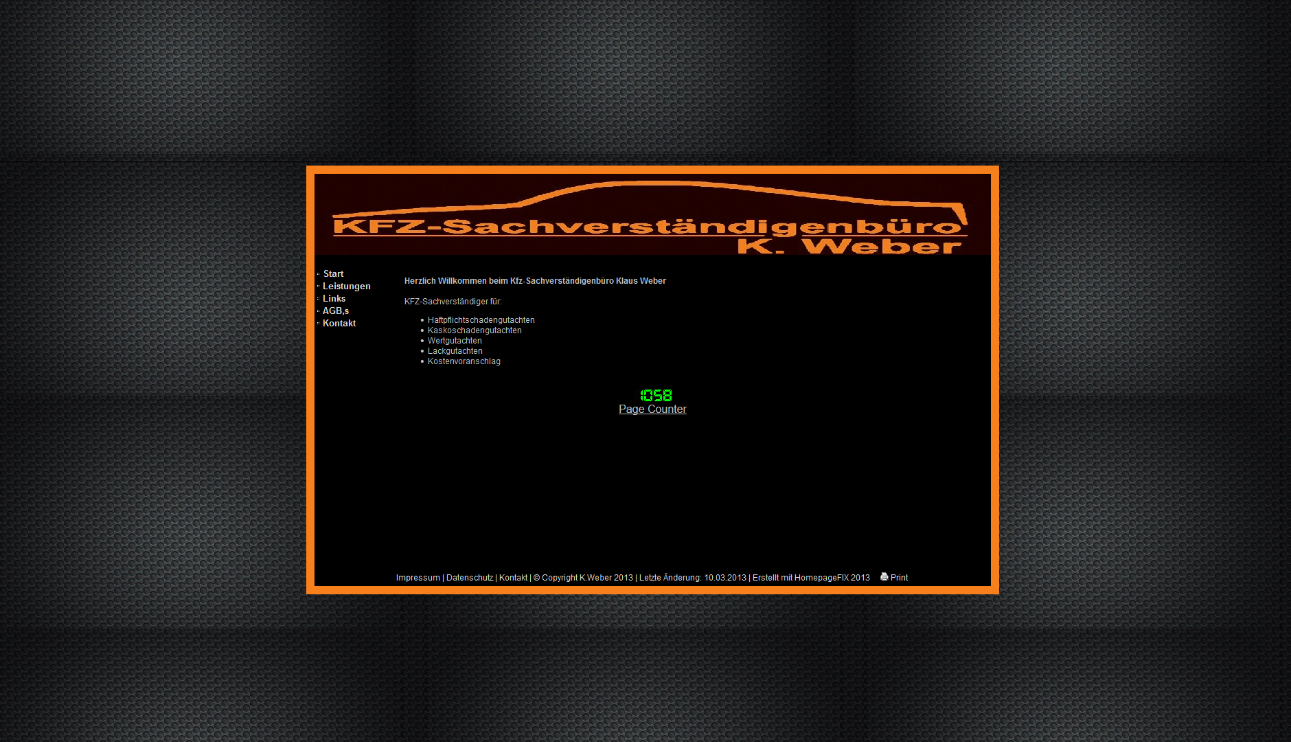 kfz Gutachter Weber